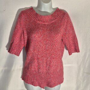 WORTHINGTON  Pretty Pink Knit sweater Top in size Large